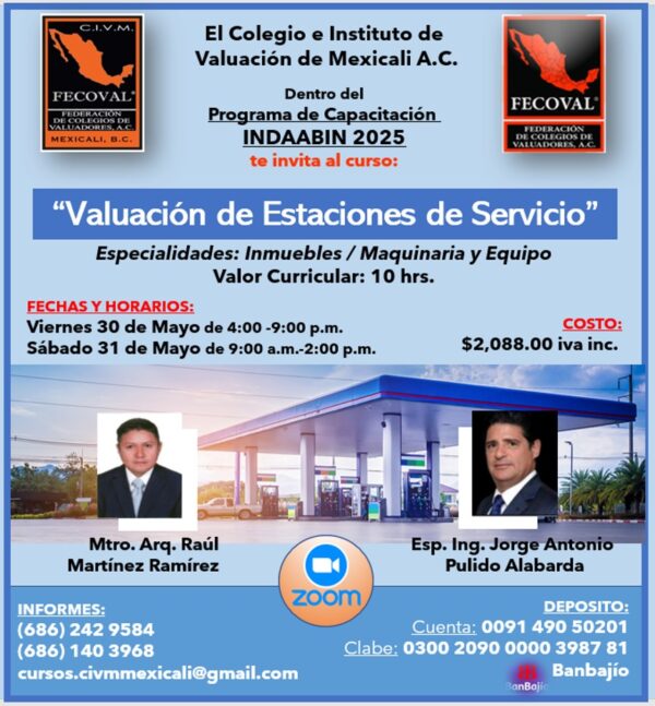 Curso: Valuación de Estaciones de Servicio